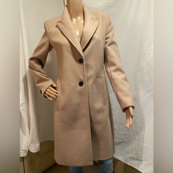 Zara Jackets & Blazers - Zara Long Single-Breasted Trench Coat in Camel